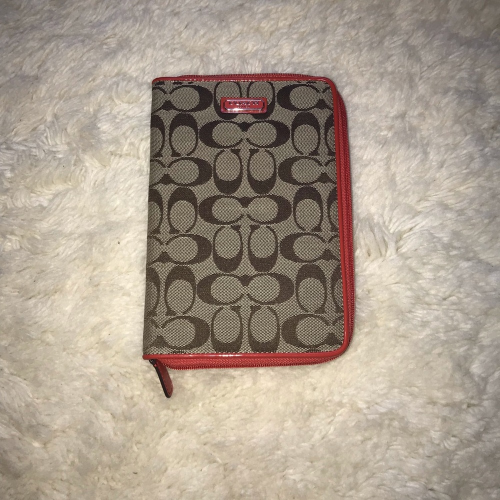 Coach mini tablet case